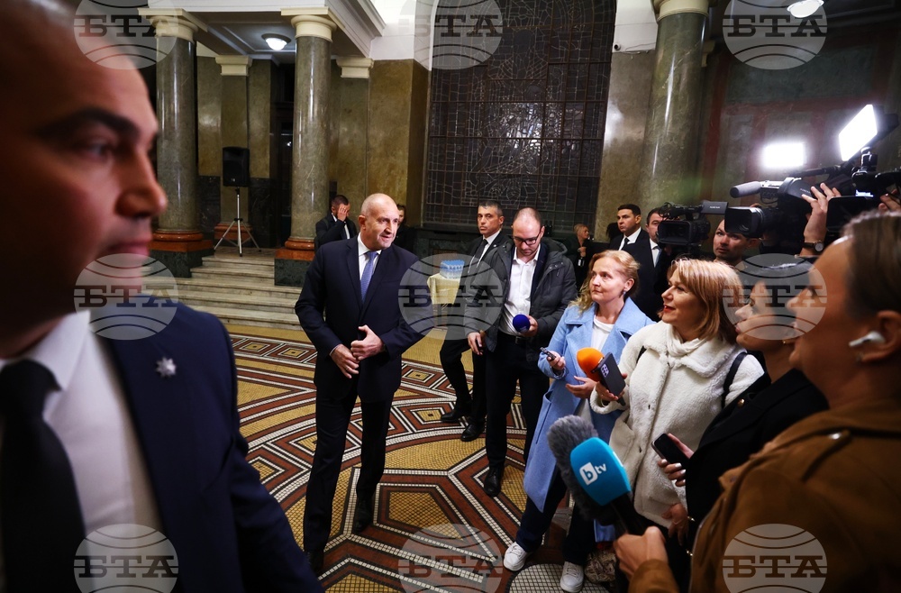 Софийски университет „Св. Климент Охридски“ - Румен Радев - брифинг