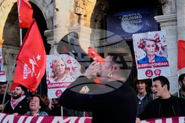 Italy Gaza Flotilla Protest