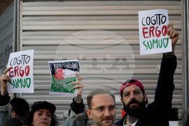 Italy Gaza Flotilla Protest