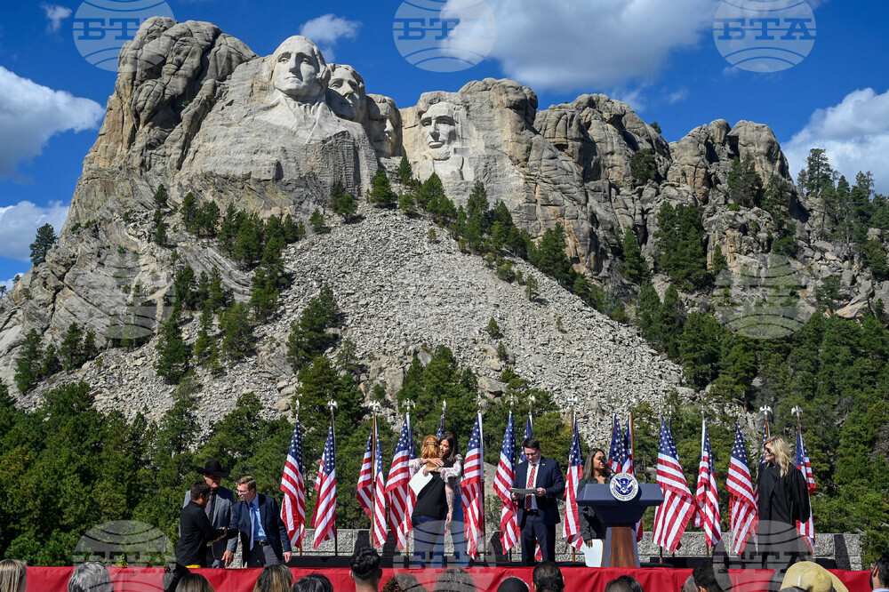 Immigration Noem Rushmore