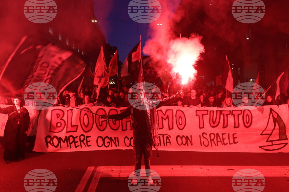Italy Gaza Flotilla Protest
