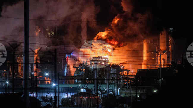 Експлозия е причинила пожар в най-голямата турска петролна рафинерия в Измит
