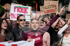 Italy Gaza Protest