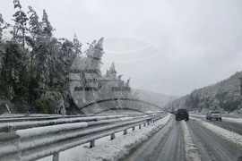 Автомагистрала „Хемус“ - снеговалеж 