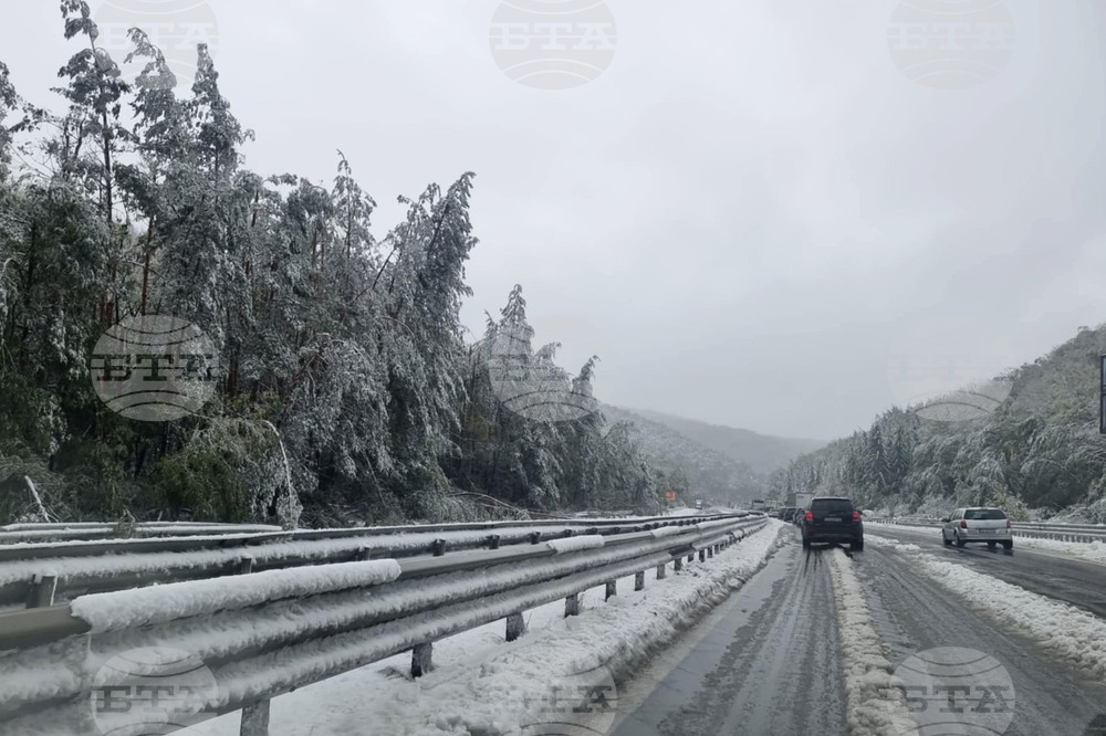 Автомагистрала „Хемус“ - снеговалеж 