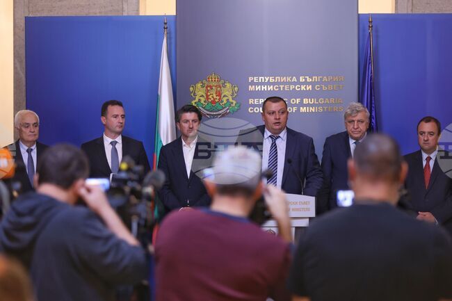 Министерски съвет - пресконференция - паднали валежи - обстановка 