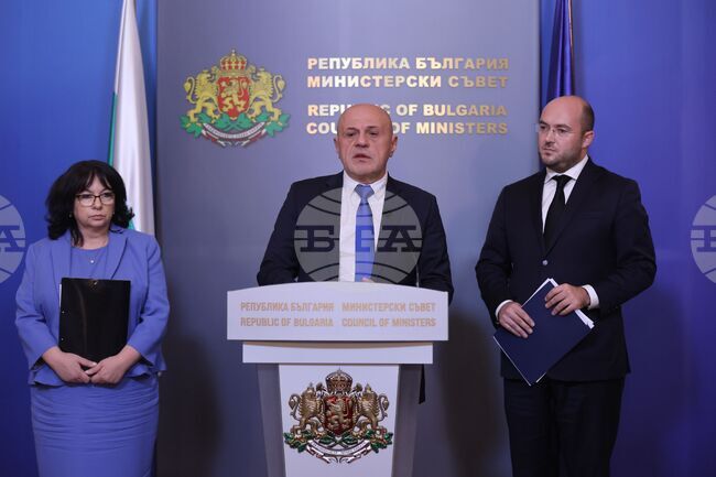 Министерски съвет - пресконференция