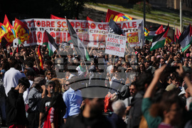 Italy Gaza Flotilla Protest