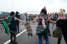 Italy Gaza Flotilla Protest