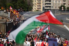 Italy Gaza Flotilla Protest