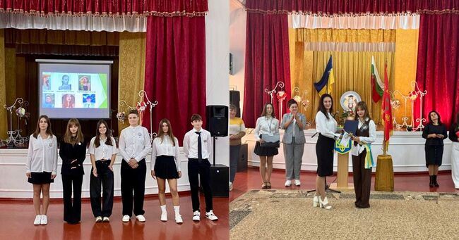 В Болградската гимназия „Г. С. Раковски“ се състоя инаугурацията на новоизбрания президент на ученическото самоуправление