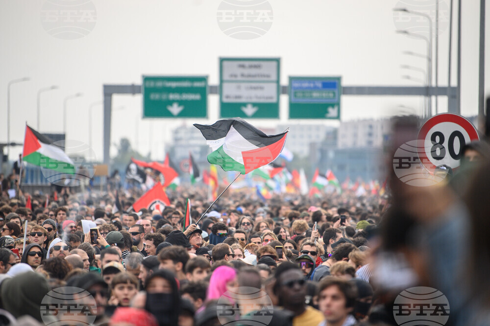 Italy Gaza Flotilla Protest