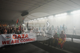 Italy Gaza Flotilla Protest