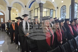 Видин - филиал Русенски университет - нова академична година - връчване на дипломи