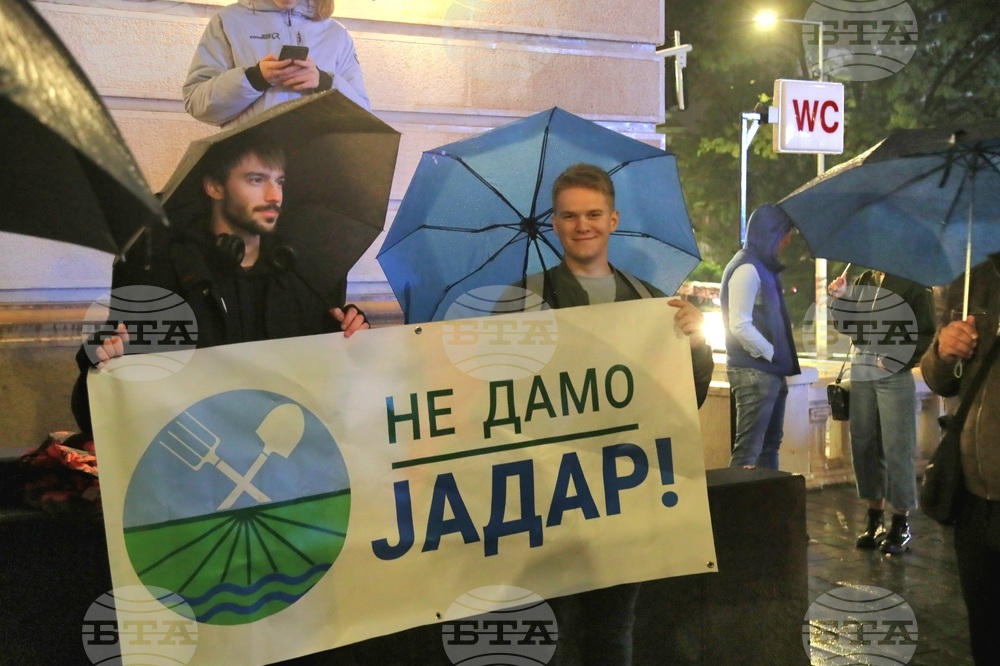 Сърбия - Народен театър - актьори - протест