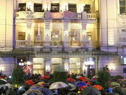 Сърбия - Народен театър - актьори - протест