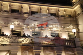 Сърбия - Народен театър - актьори - протест