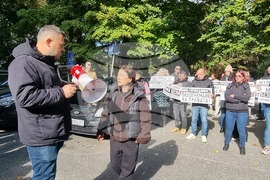 Пловдив - протест - клиника „Медикус Алфа“