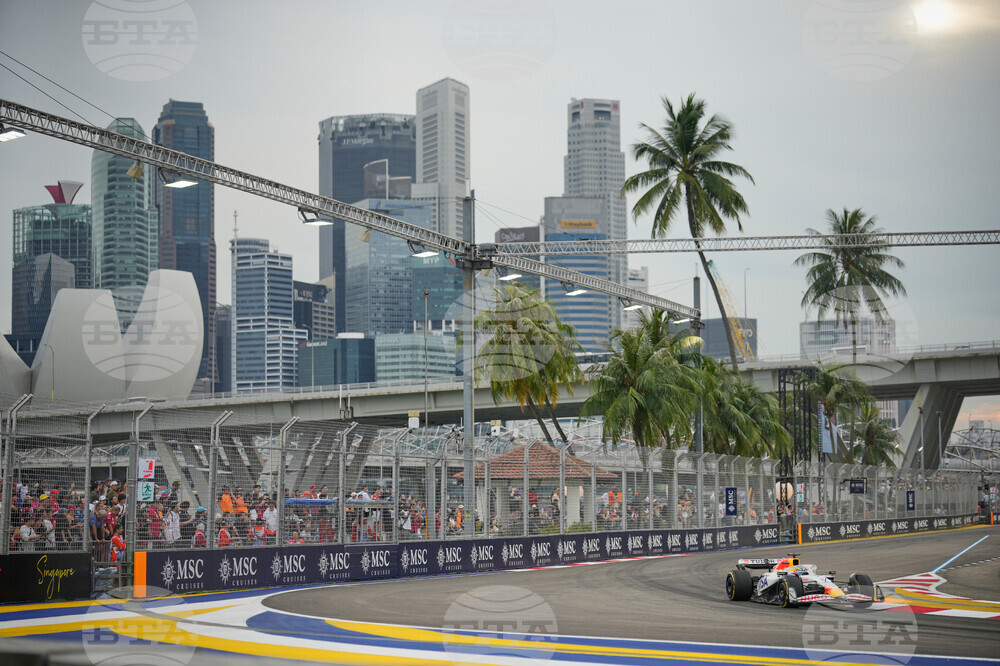 Singapore F1 GP Auto Racing
