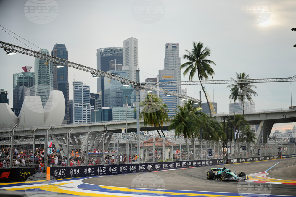 Singapore F1 GP Auto Racing