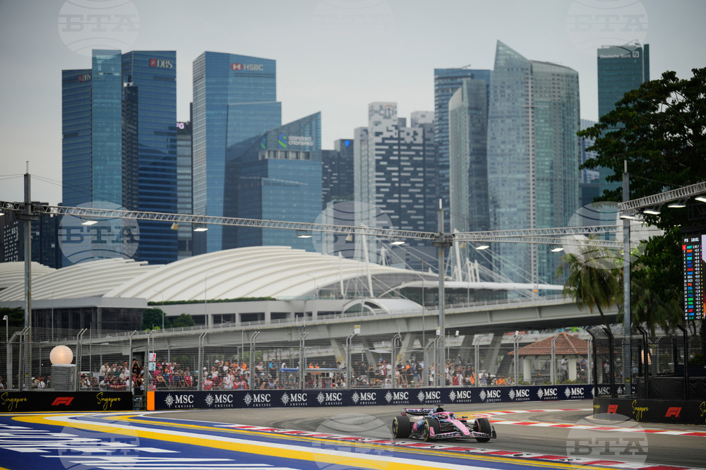 Singapore F1 GP Auto Racing