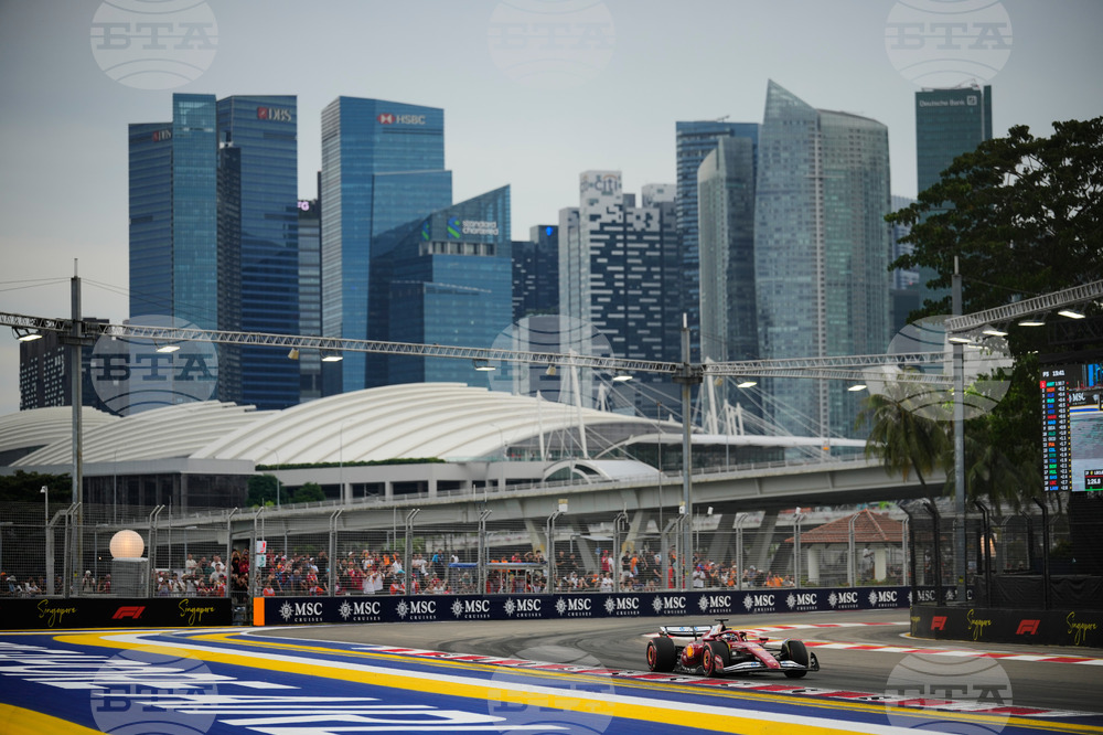 Singapore F1 GP Auto Racing