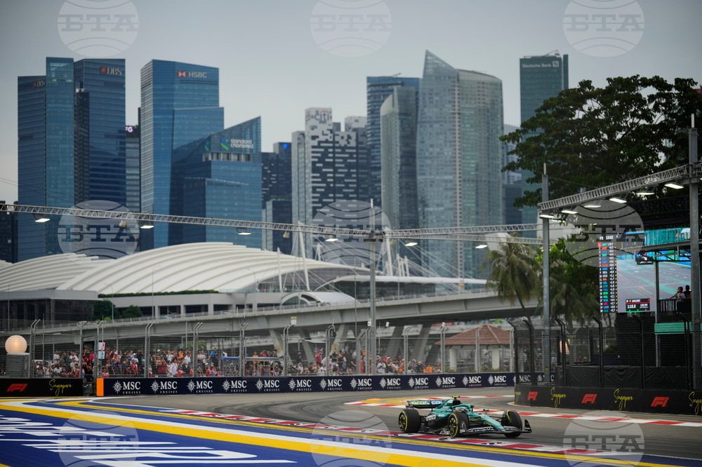 Singapore F1 GP Auto Racing