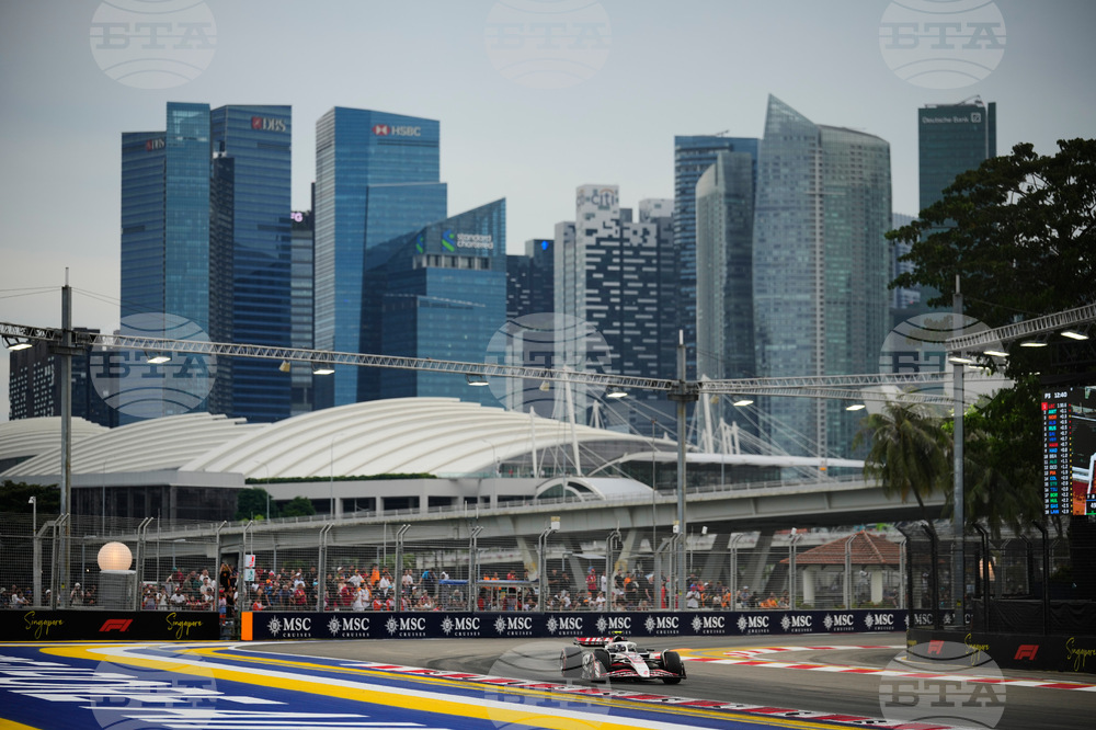 Singapore F1 GP Auto Racing
