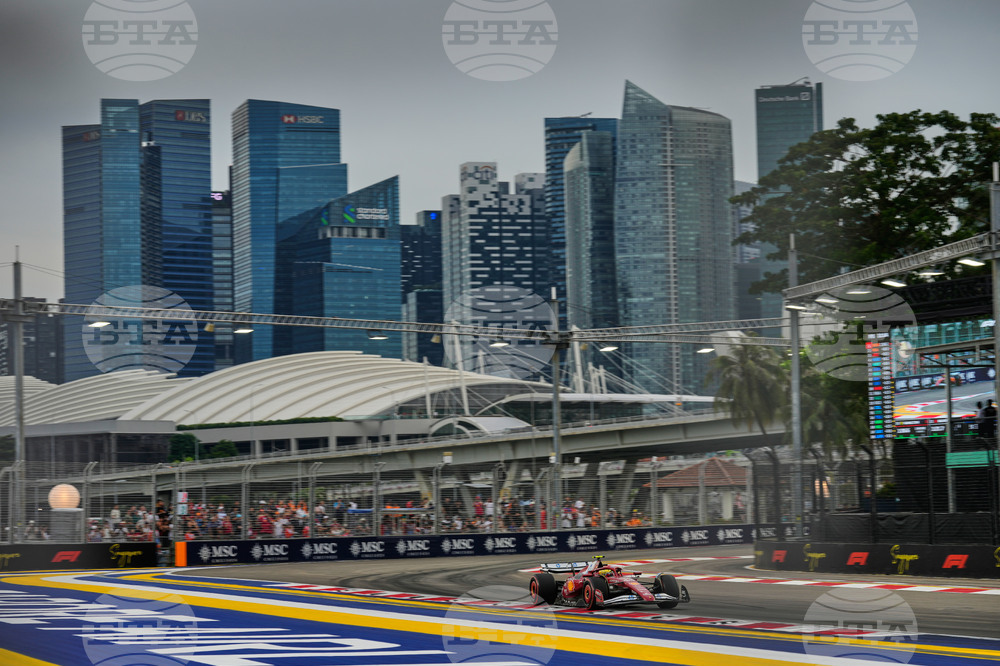 Singapore F1 GP Auto Racing