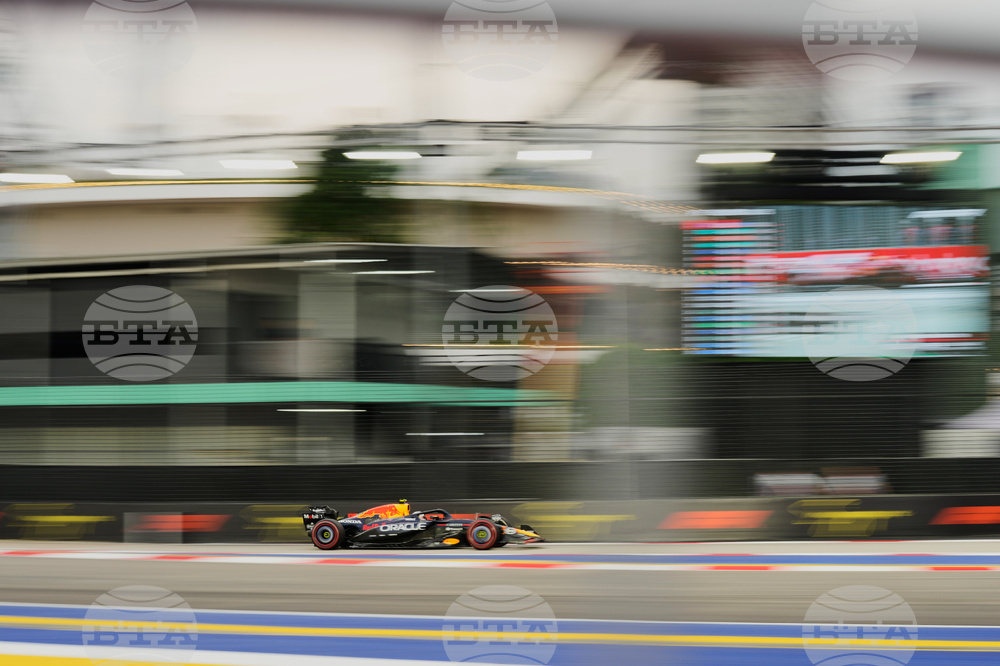 Singapore F1 GP Auto Racing