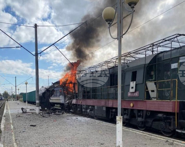 Един човек е загинал при руското нападение с дрон срещу ЖП гара в Украйна, съобщи украинската служба за извънредни ситуации