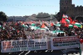 Italy Gaza Protest