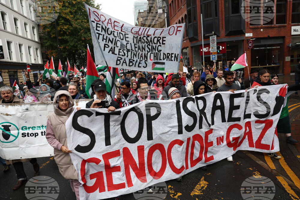 Britain Israel Palestinians Protest