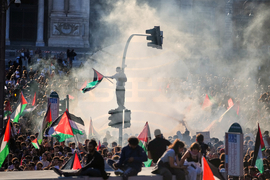 Italy Gaza Protest
