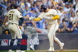 NLDS Cubs Brewers Baseball