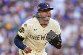 NLDS Cubs Brewer Baseball