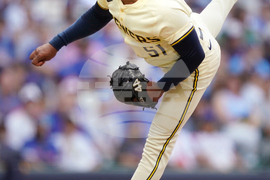 NLDS Cubs Brewer Baseball