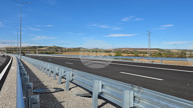 Максималната скорост по магистрала „Хемус“, в отсечка в района на с. Разлив в посока Варна, ще бъде ограничена до 26 март