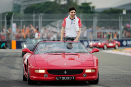 Singapore F1 GP Auto Racing