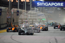 Singapore F1 GP Auto Racing