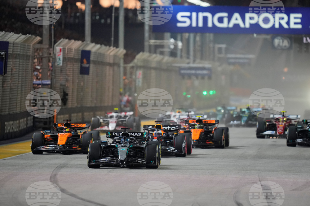 Singapore F1 GP Auto Racing