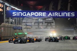 Singapore F1 GP Auto Racing