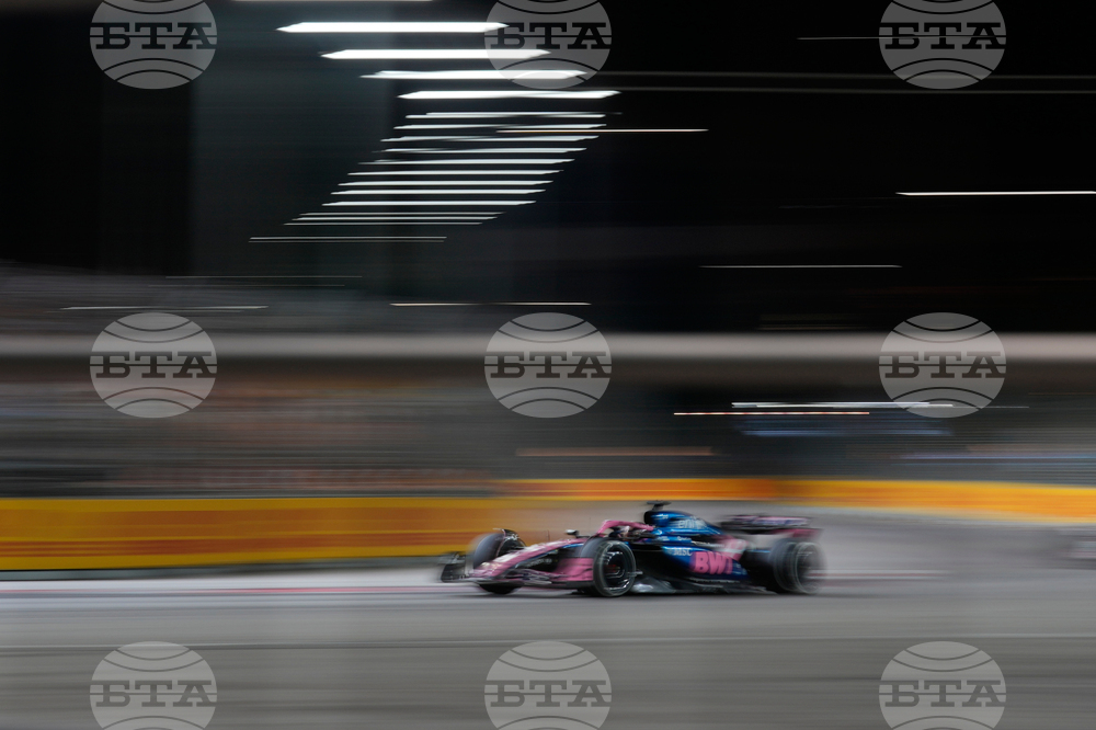 Singapore F1 GP Auto Racing