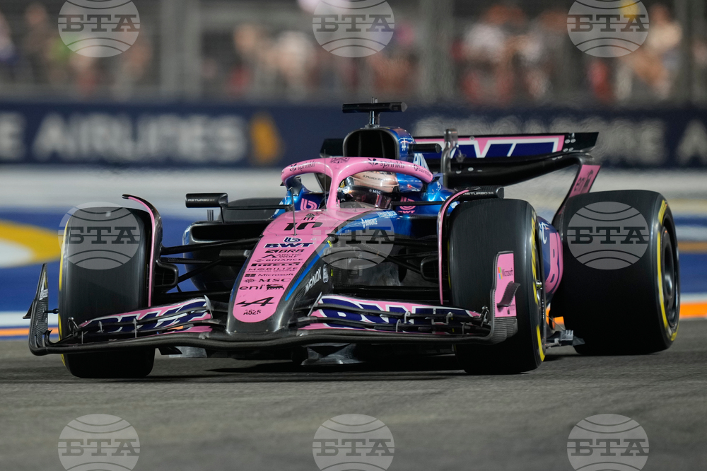 Singapore F1 GP Auto Racing