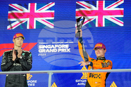 Singapore F1 GP Auto Racing