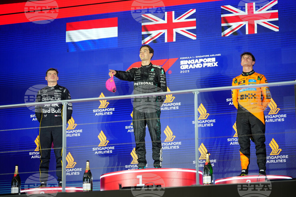 Singapore F1 GP Auto Racing