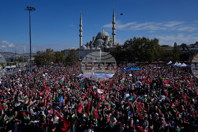 APTOPIX Turkey Israel Palestinians