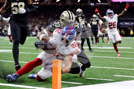 APTOPIX Giants Saints Football