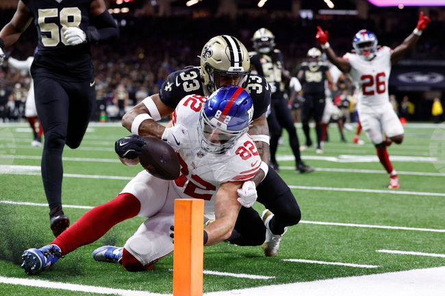 APTOPIX Giants Saints Football