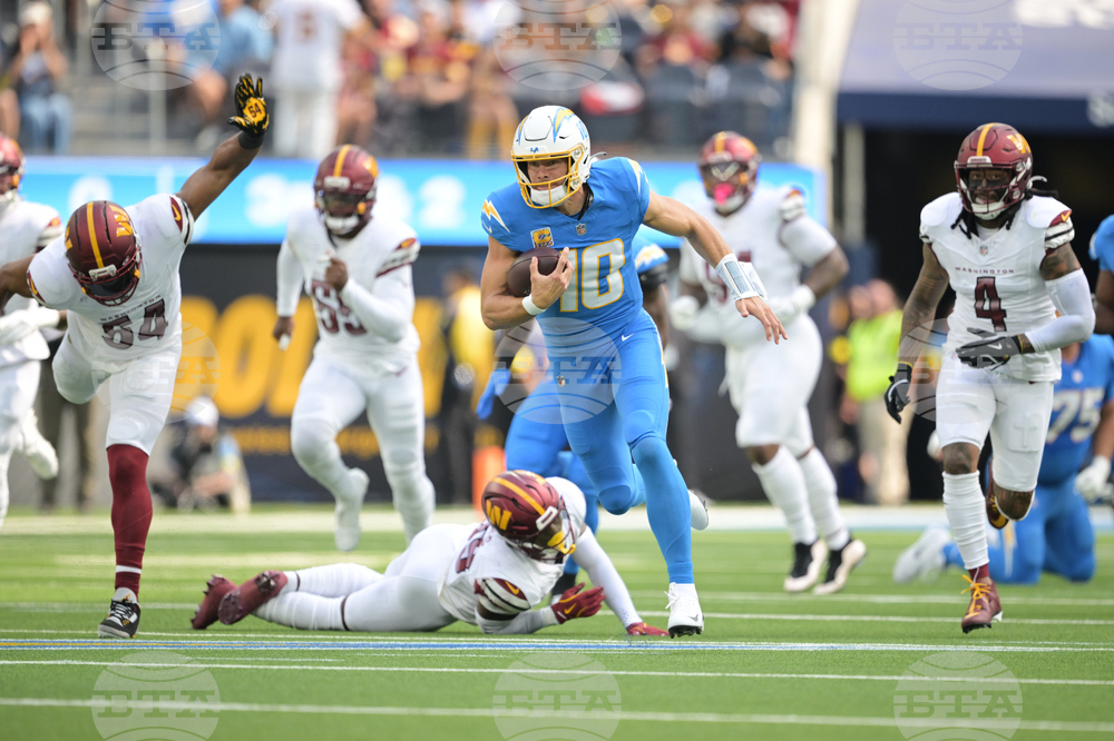 Commanders Chargers Football